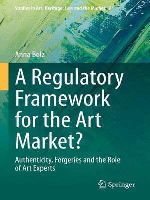 cover image of A Regulatory Framework for the Art Market?